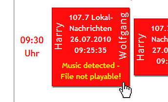 Automatisierte Musikerkennung in Nachrichtendateien